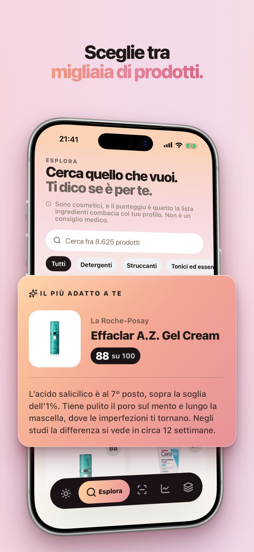 Il catalogo dei prodotti